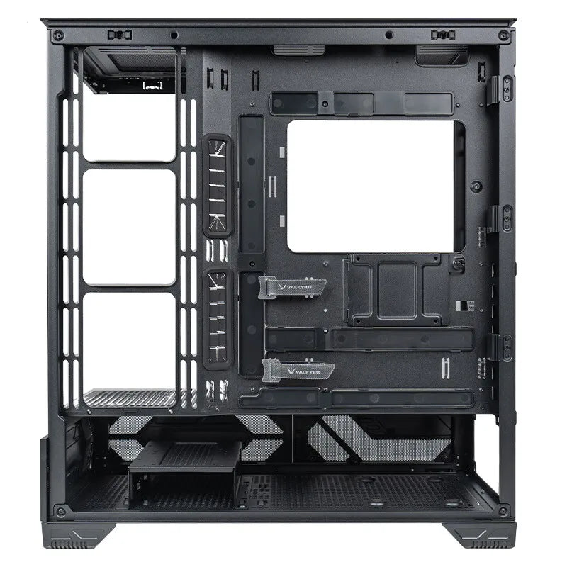 VALKYRIE VK03 ATX Gaming PC Case Desktop Supports 360 Water Cooled 6.2 in Touchscreen Removable 270° Sea View Room Computer Case