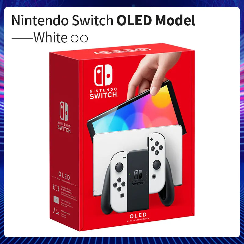 Nintendo Switch OLED Model 7inch OLED Screen White set Blue and Red set Video Game Consoles 64GB Internal Storage Joy Con